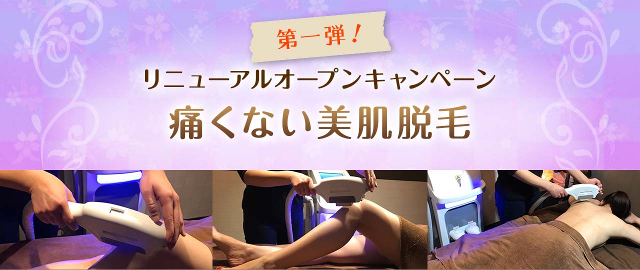 <脱毛おためしキャンペーン>